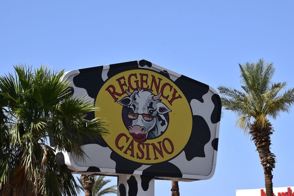 Signage of Regency Casino