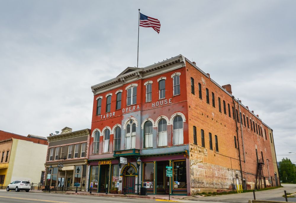 Outside Tabor Opera House