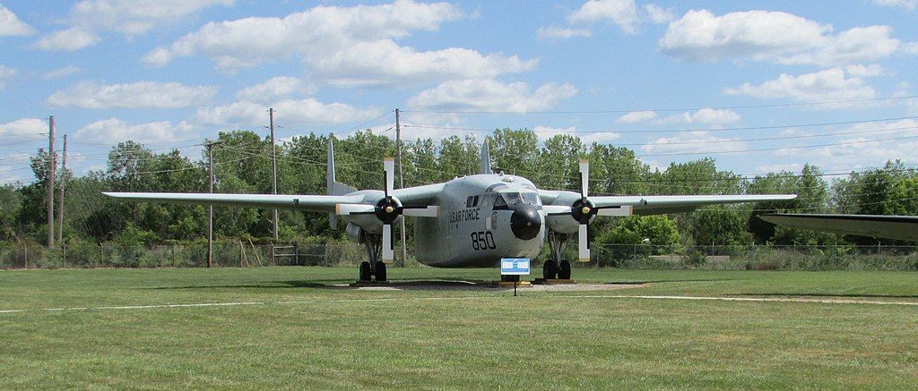 An aircraft on the grounds of Grissom Air Museum