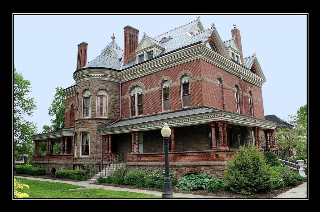 Exterior of Seiberling Mansion