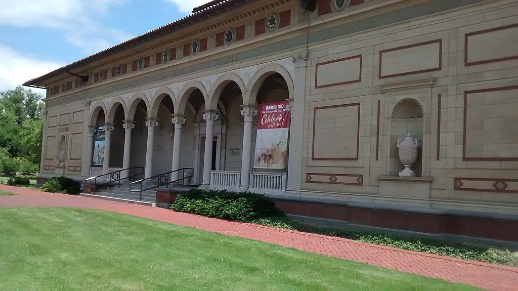 Side view of the Allen Memorial Art Museum