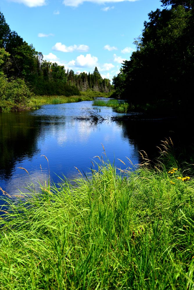 The waters of Wisconsin River