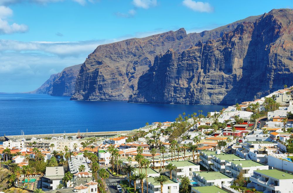 View of Los Gigantes Cliffs