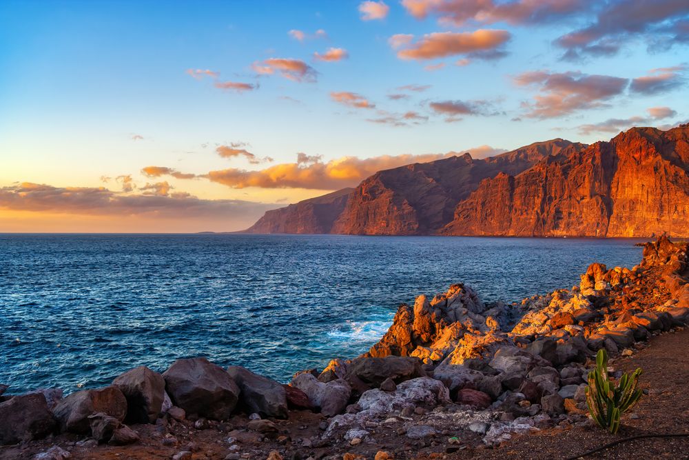 View of Los Gigantes Cliffs