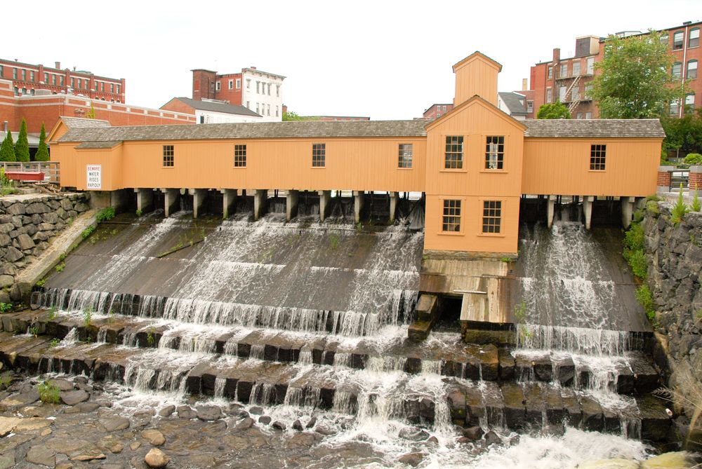 The hamilton canal house at National Historical Park