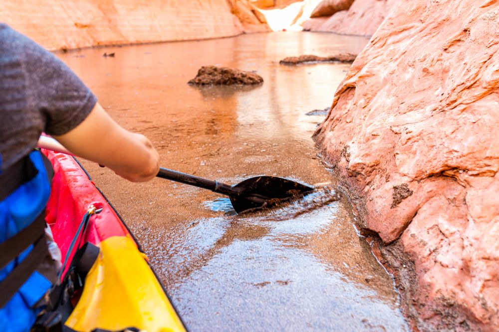 Kayaking at Antelope Canyon