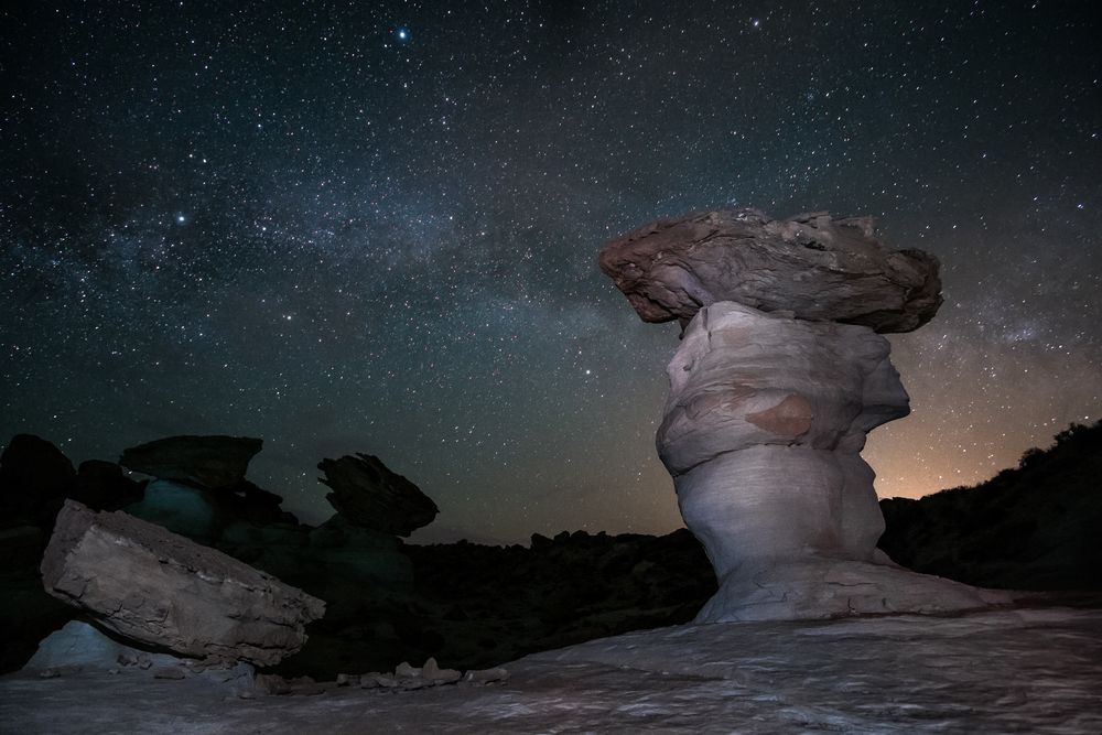 Visible stars over Stud Horse Point