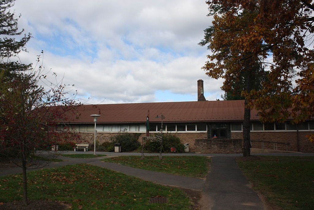 Exterior of Hicks Art Center Gallery
