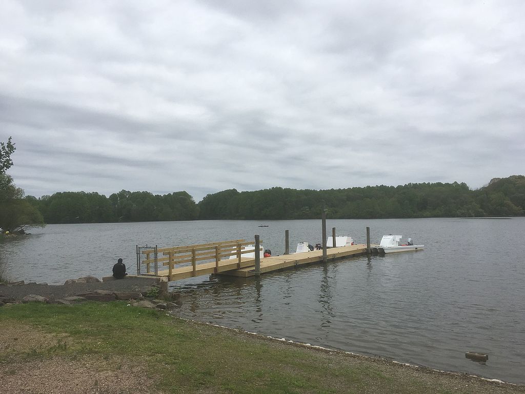 A dock on Lake Luxembourg