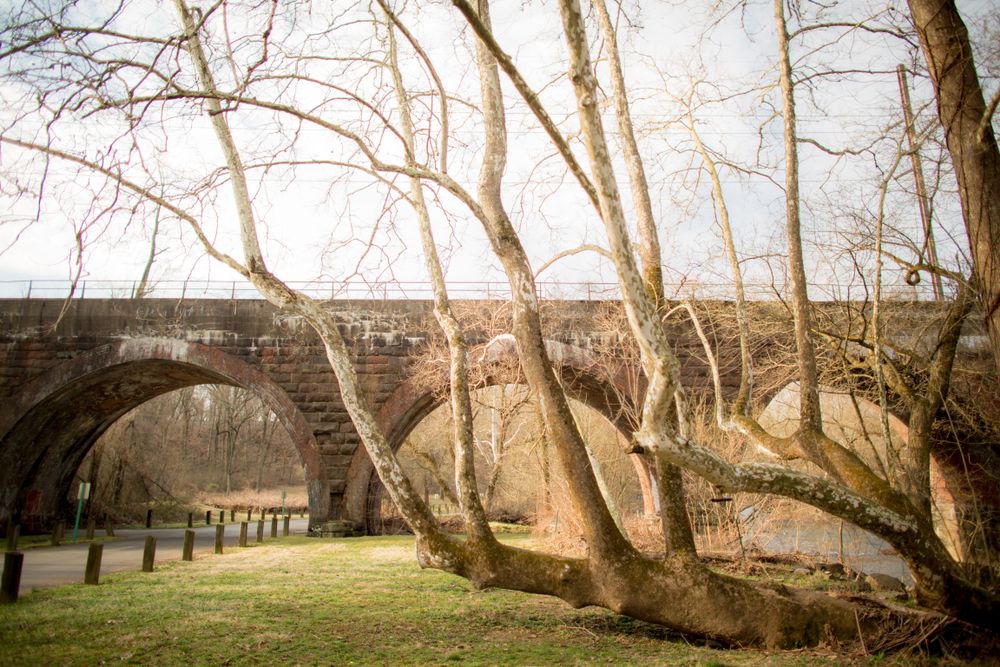 Old stone archways at Playwicki Park