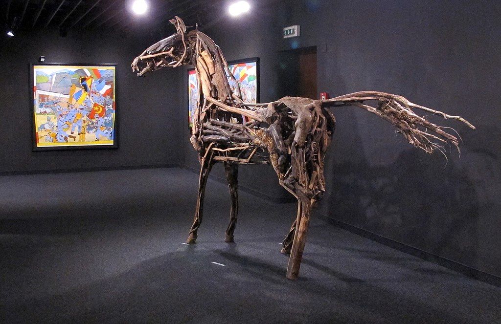 A display at Collection de l'Art Brut