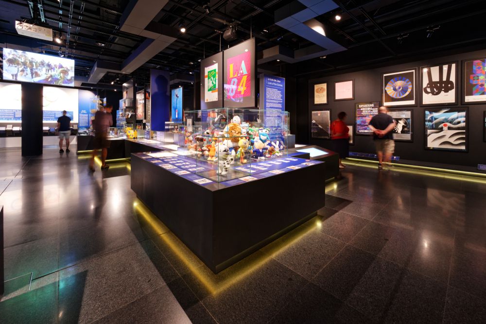 Interior of Olympic Museum