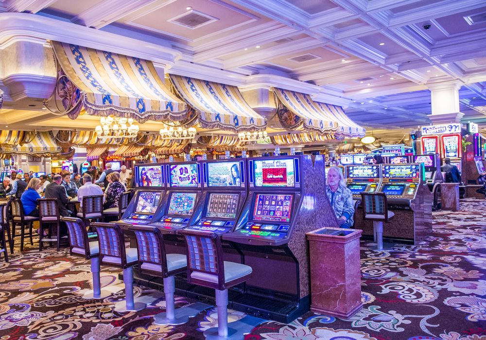 Slot machines in Bellagio Hotel & Casino