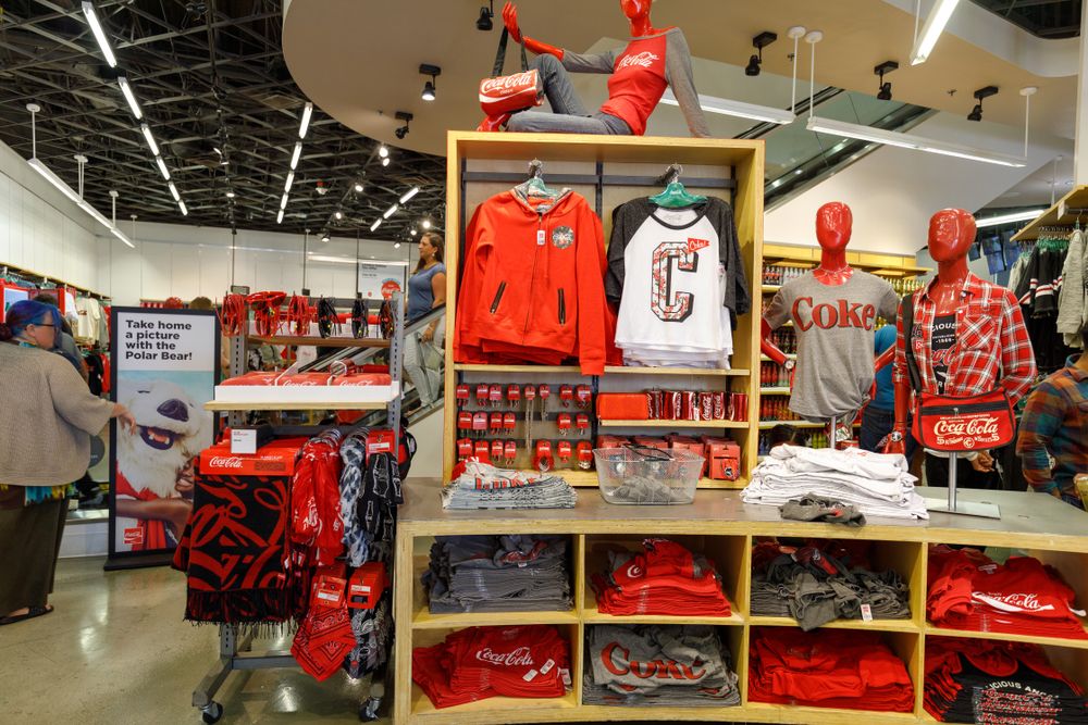 Interior of the Coca-Cola Store