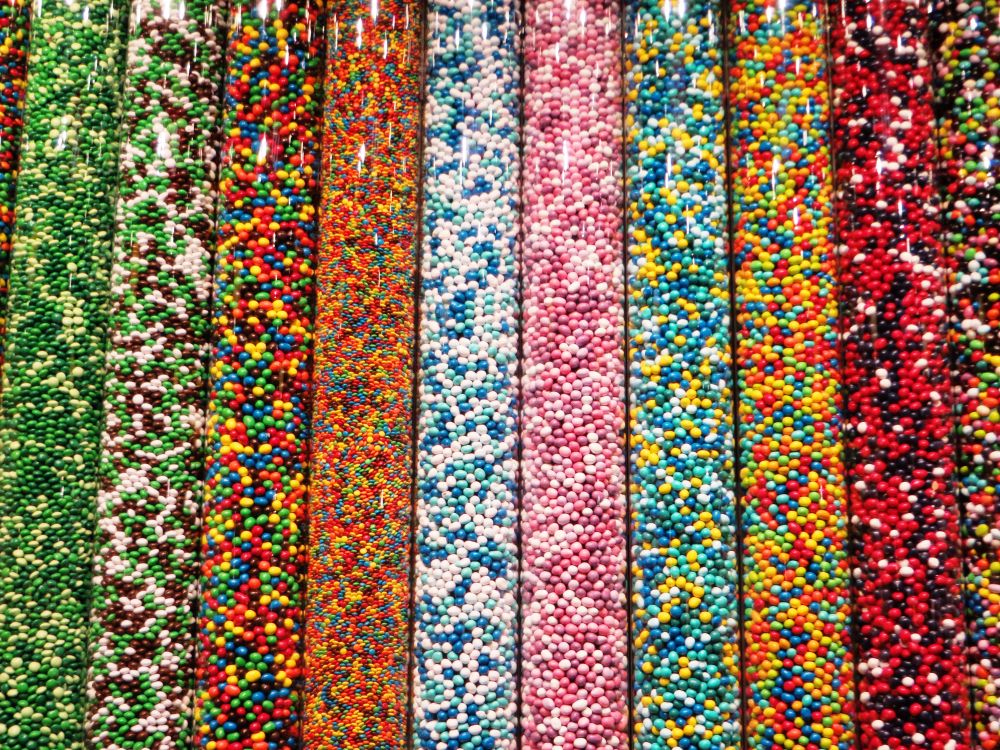 Interior of M&M's World Las Vegas