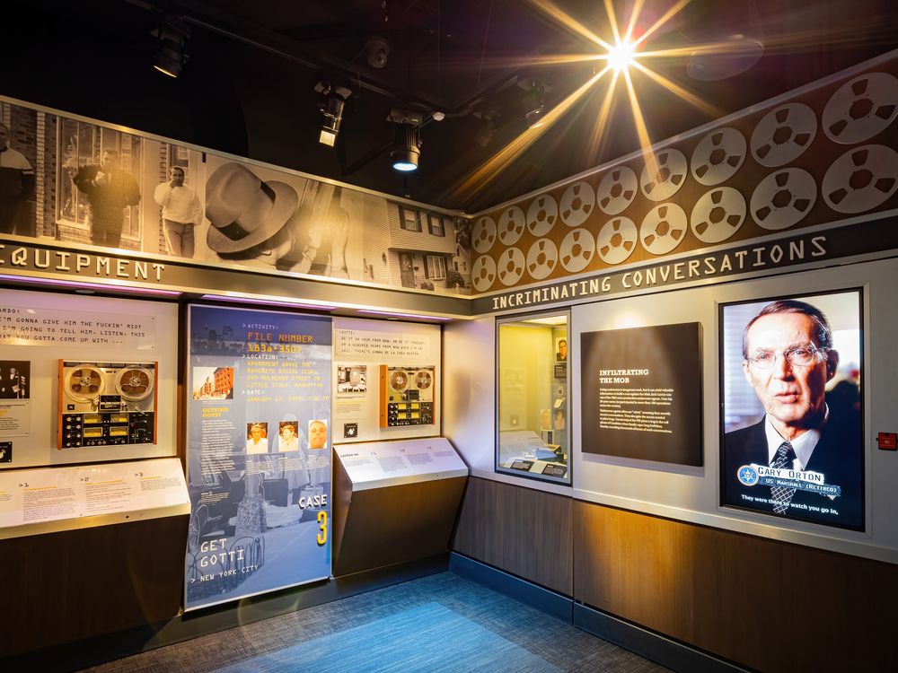 Interior of the Mob Museum