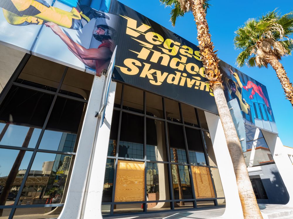 Exterior of Vegas Indoor Skydiving