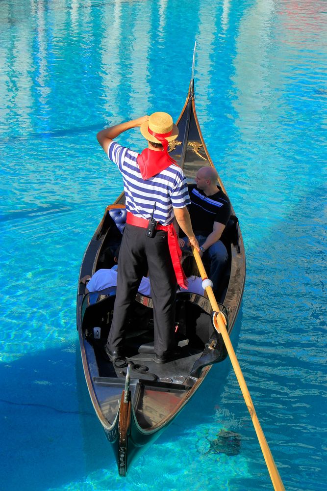 View of a Venetian Resort Las Vegas Gondola