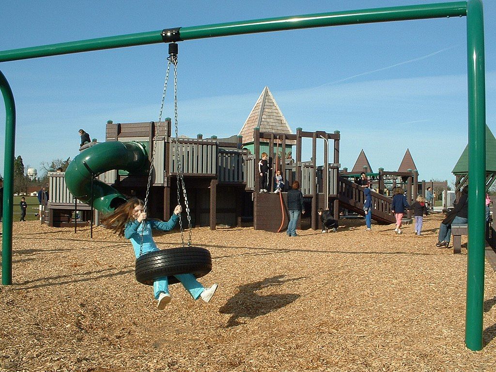 Playground at Fort Steilacoom Park