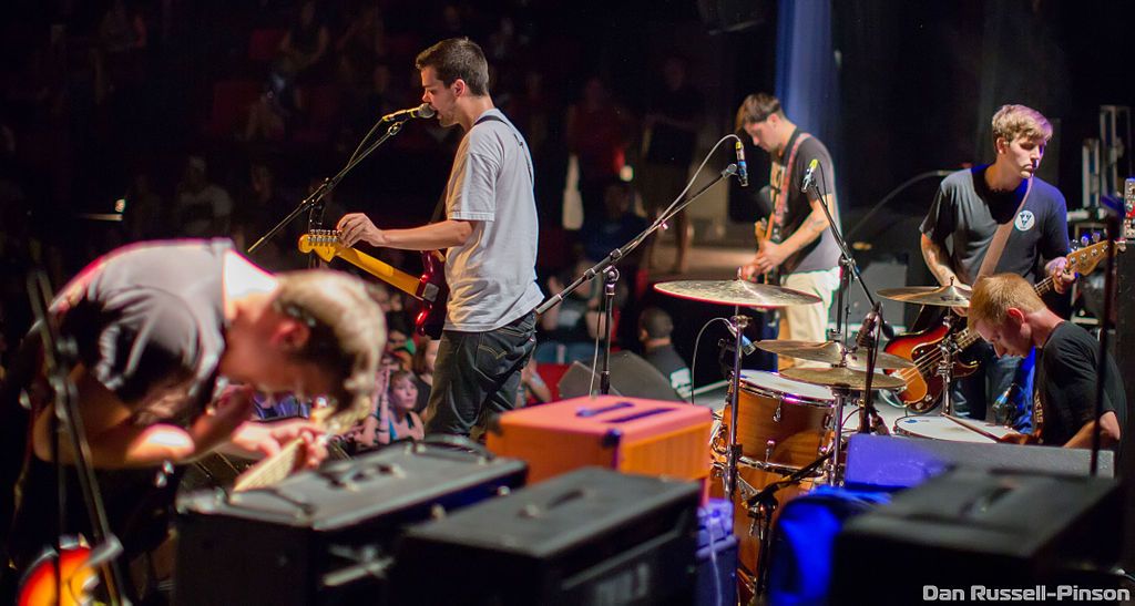 Band performing at Center Stage