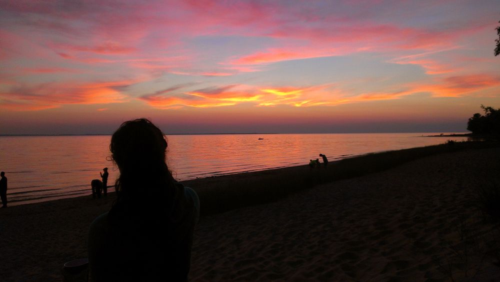 Scenic sunset at Headlands International Dark Sky Park