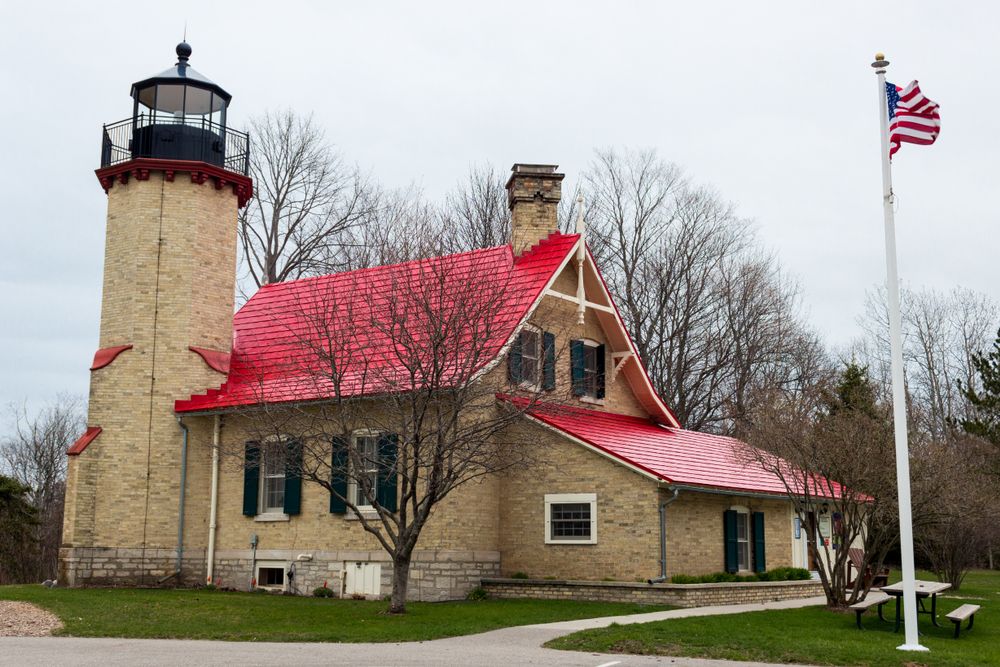 Exterior of McGulpin Point Lighthouse