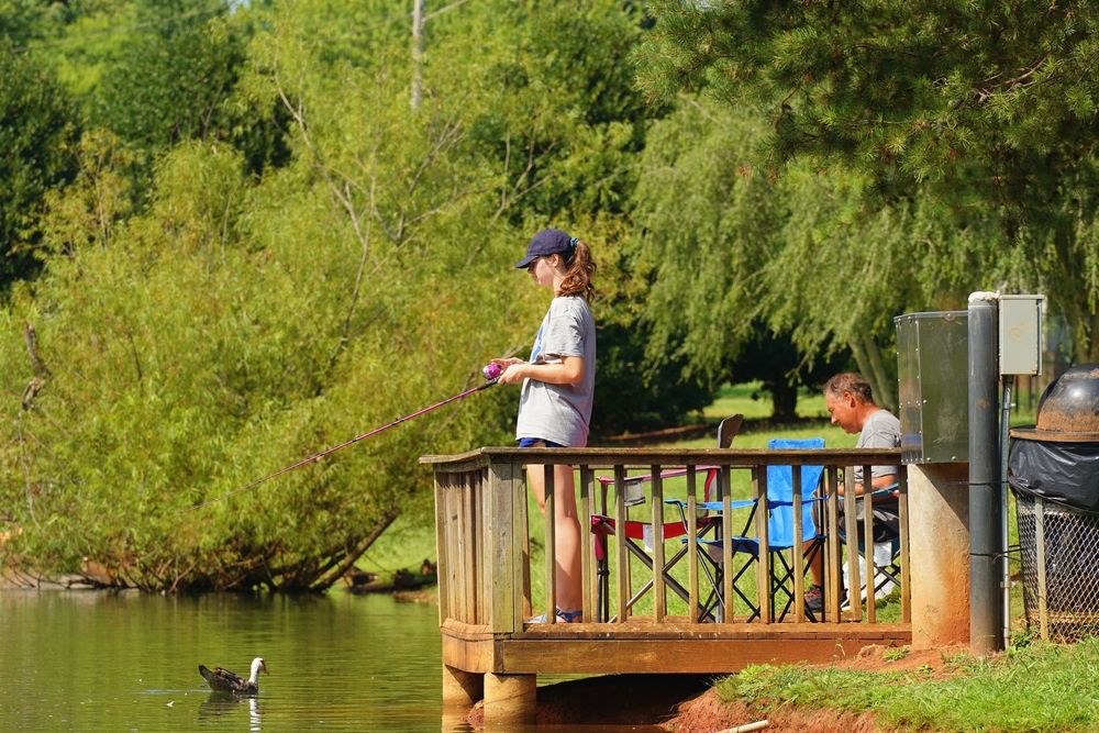 Fishing at Dublin Park
