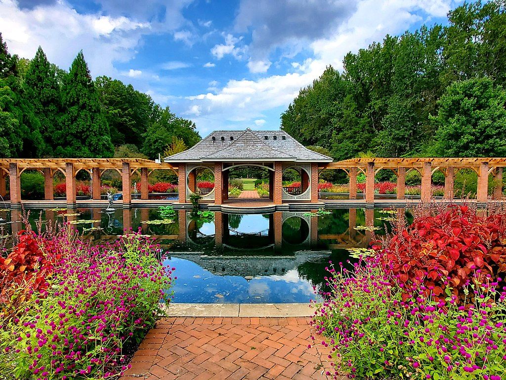 Daytime view of the beautiful Huntsville Botanical Garden