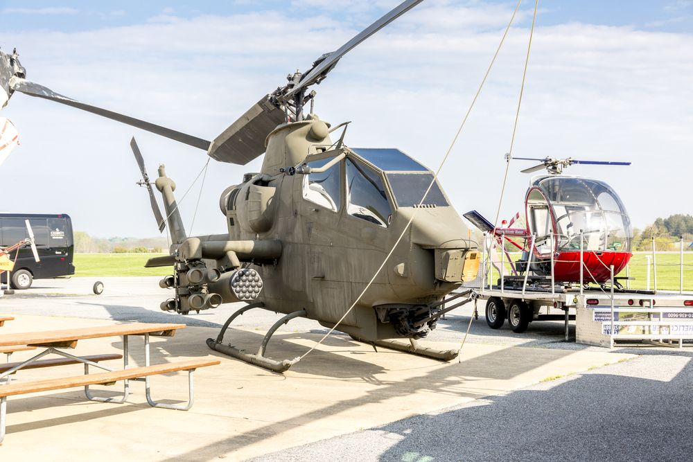 An aircraft at the American Helicopter Museum & Education Center
