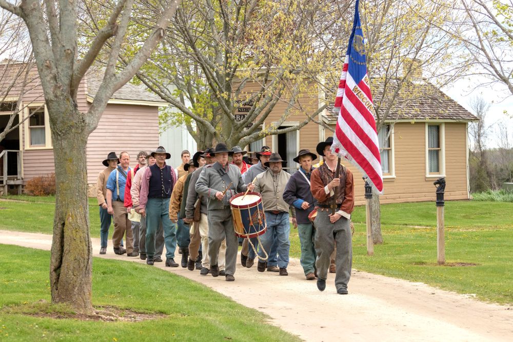 People at Pinecrest Historical Village