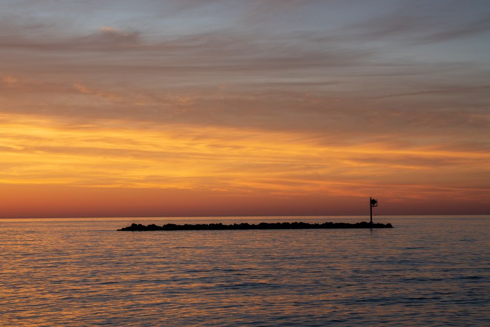 Sunset at East Harbor State Park.