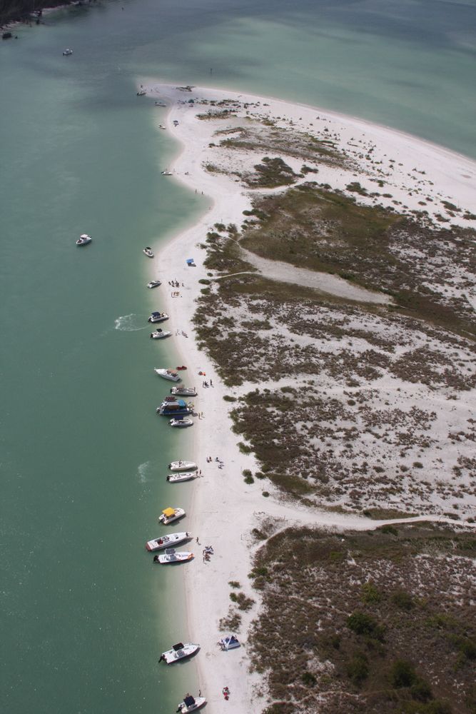 Aerial view of Keewaydin Island