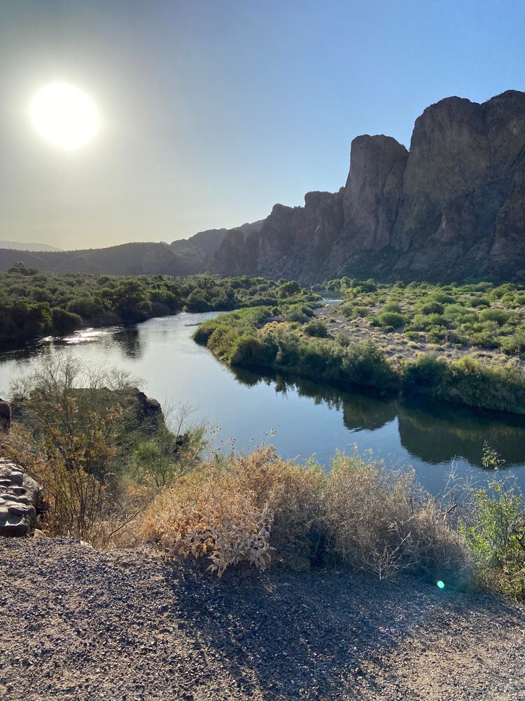 Daytime view of Lower Salt River