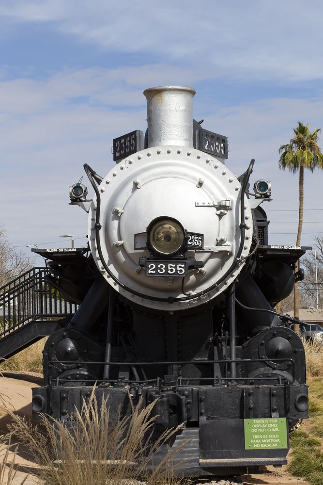 The historic train of Pioneer Park