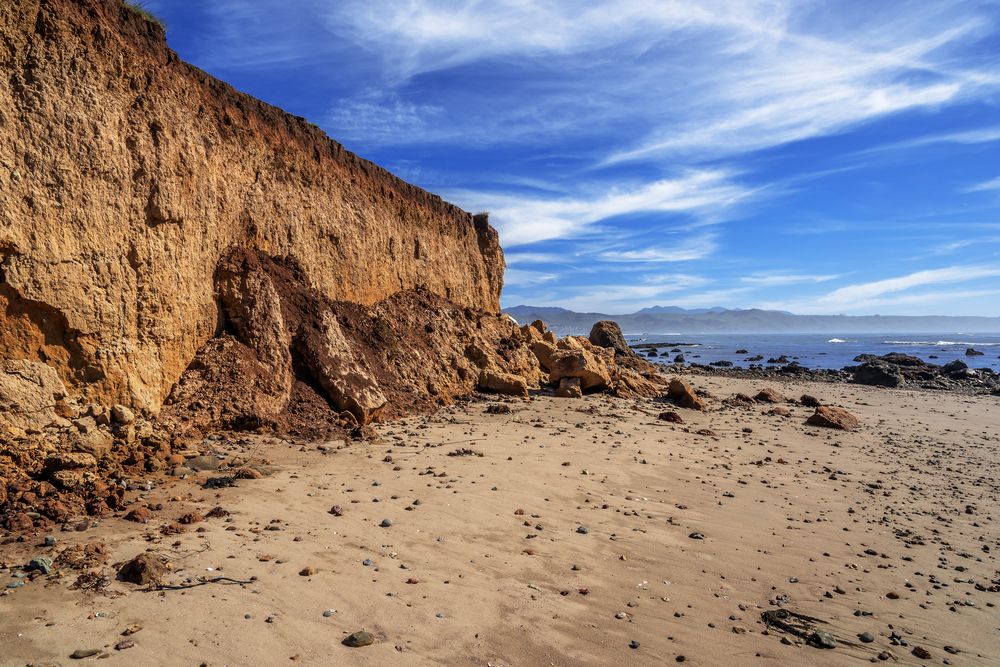 Cliffs and bluffs at Estero Bluffs State Park