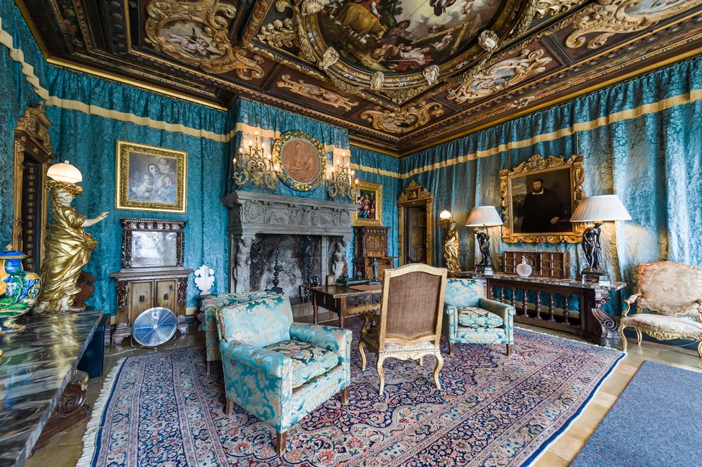 Interior of Hearst Castle