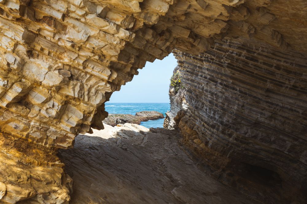 Rock formation at Montaña de Oro State Park