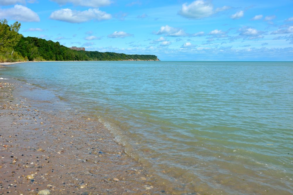 The waters of Grant Park Beach