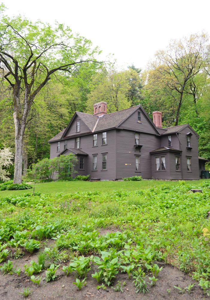 Exterior of Louisa May Alcott’s Orchard House
