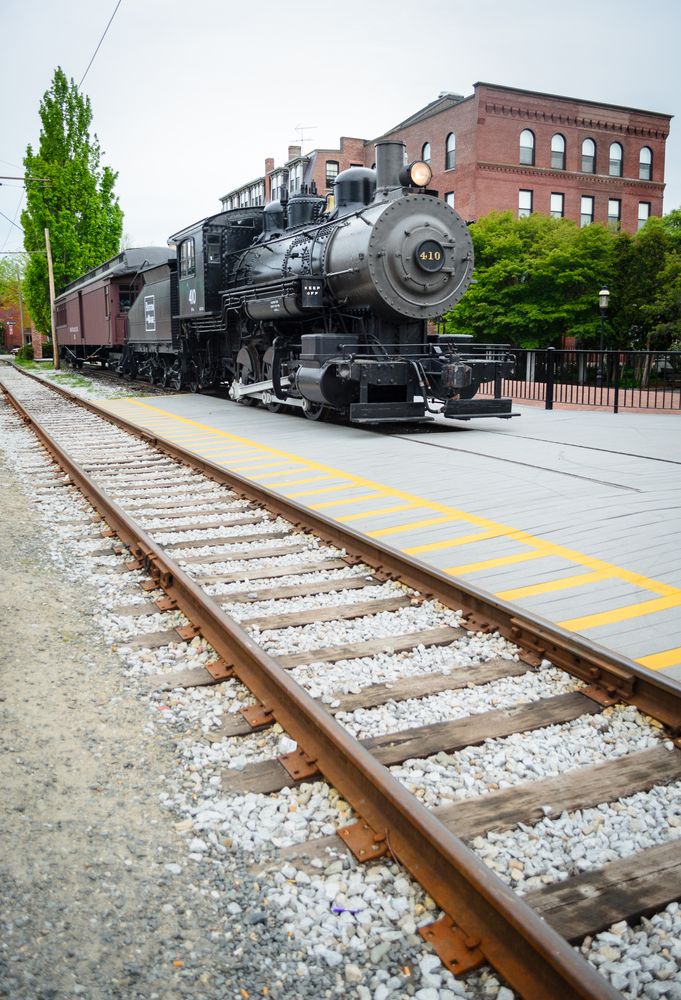 Steam engine at Lowell National Historical Park