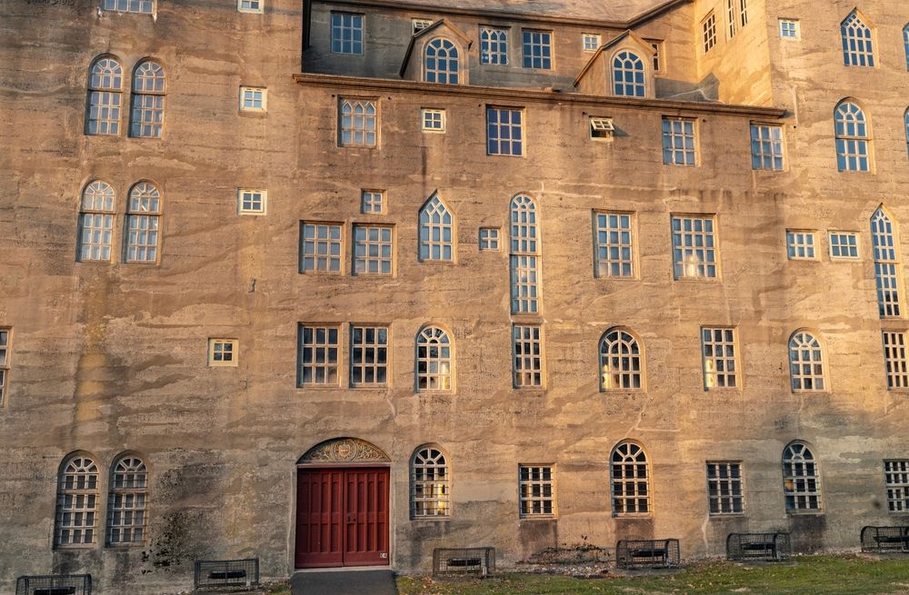 Facade of Mercer Museum
