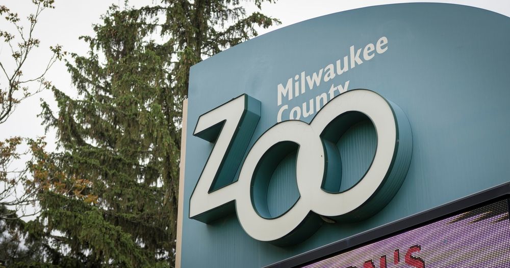 Signage of Milwaukee County Zoo