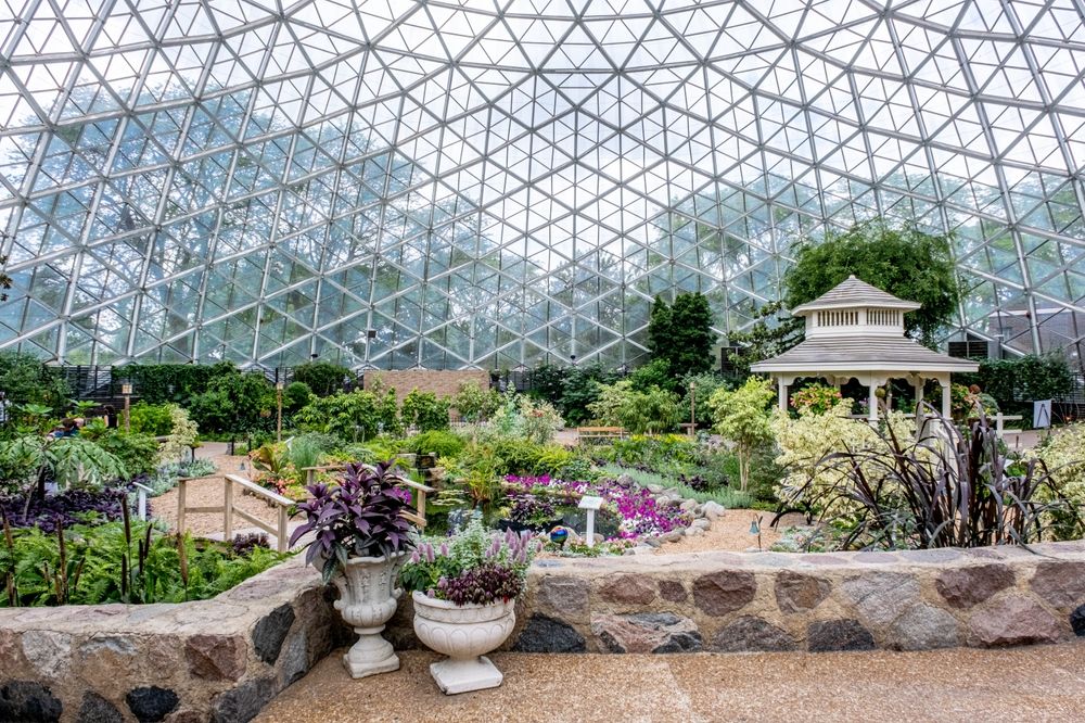 Garden in Mitchell Park Domes