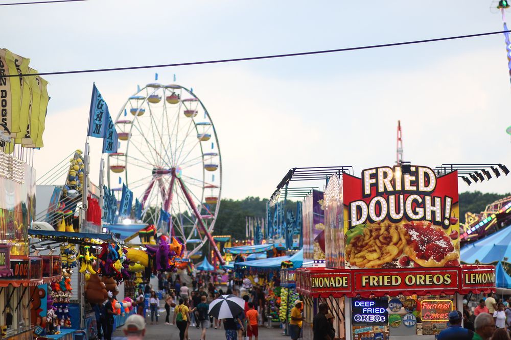 Daytime view of Montgomery County Agricultural Fair