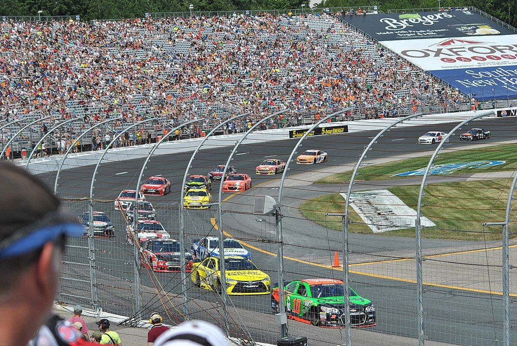 Race cars at New Hampshire Motor Speedway Club