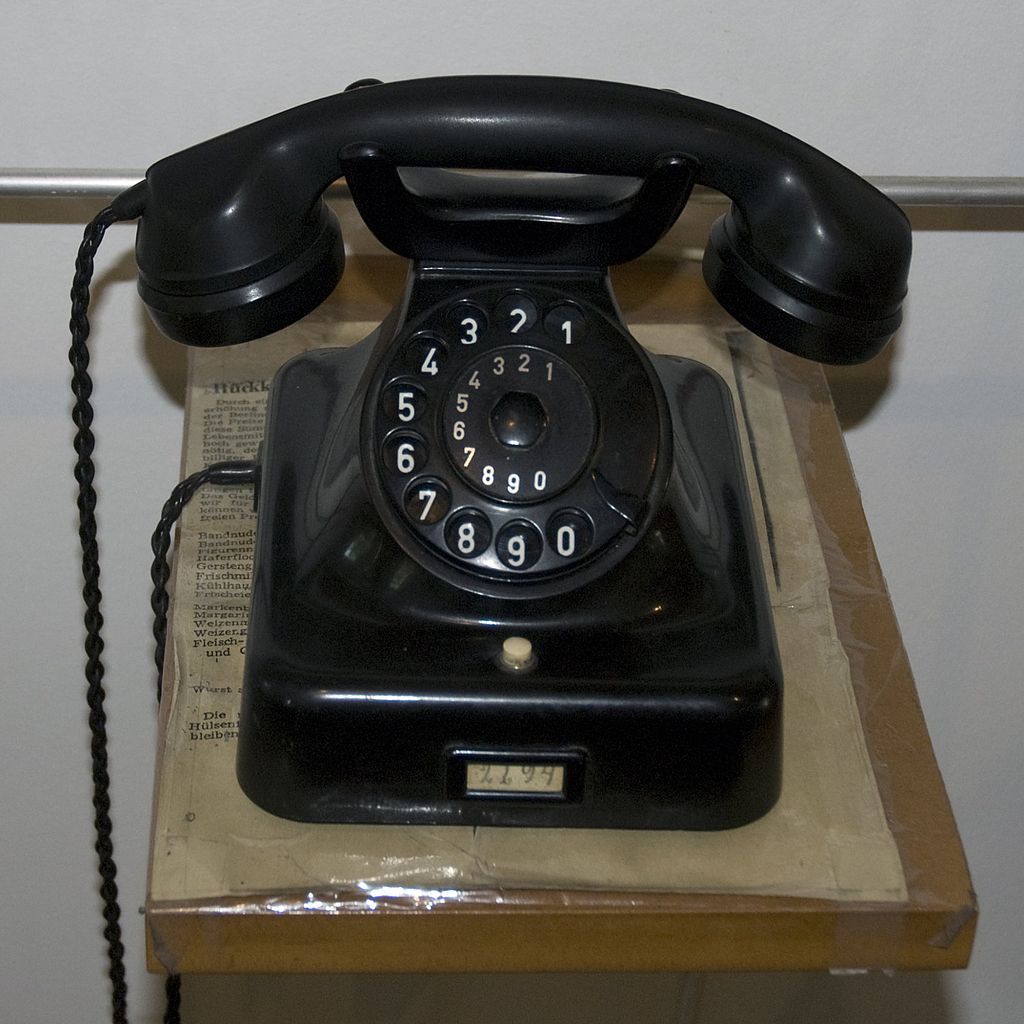 An old telephone at New Hampshire Telephone Museum