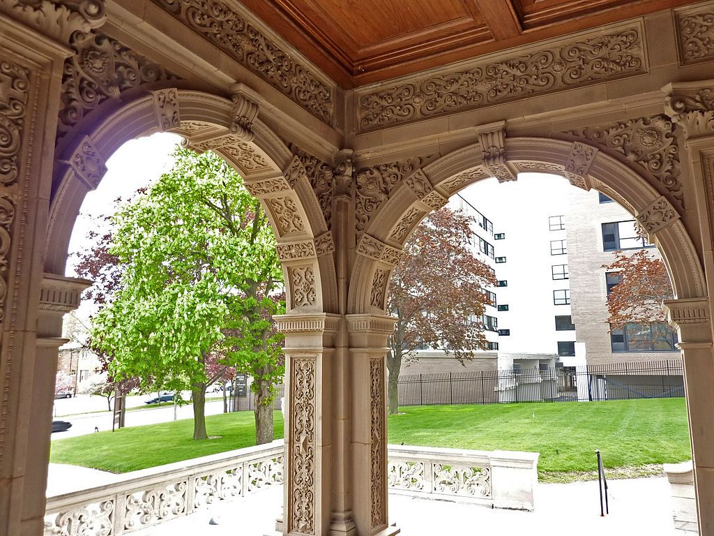 Porch of Pabst Mansion