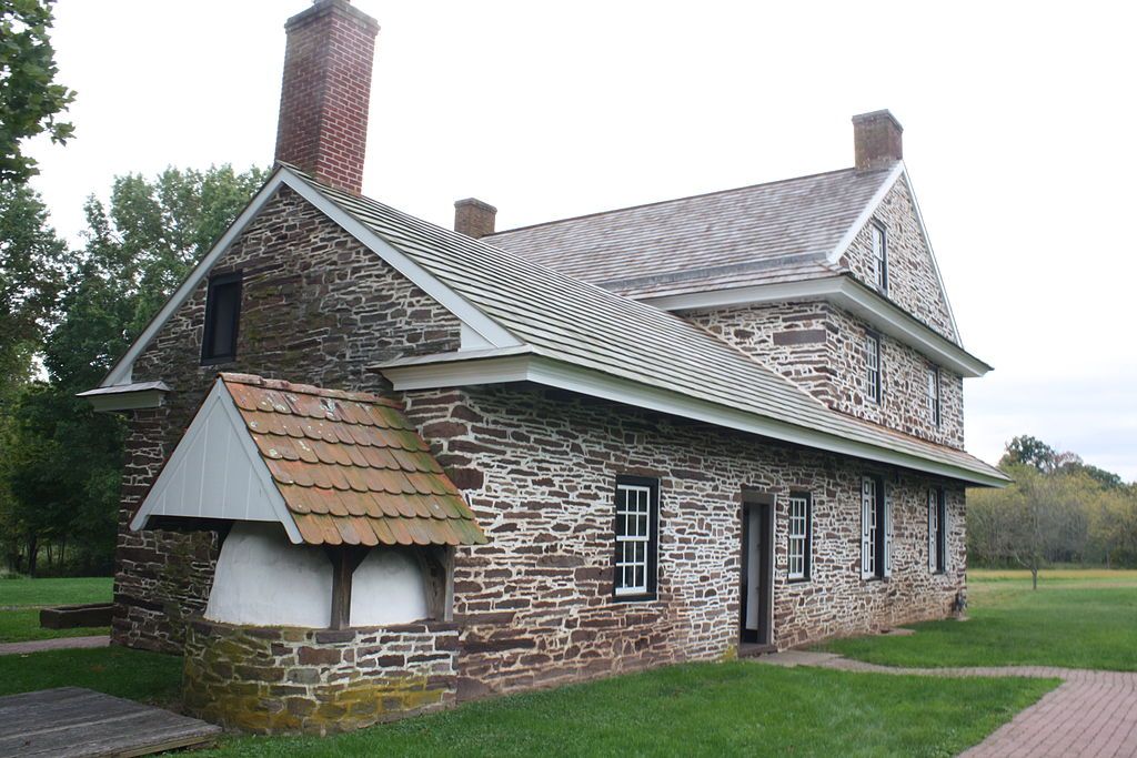 A house at Peter Wentz Farmstead