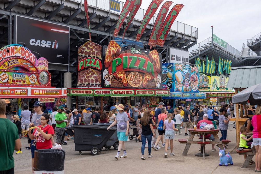 Concession stands at Wisconsin State Fair