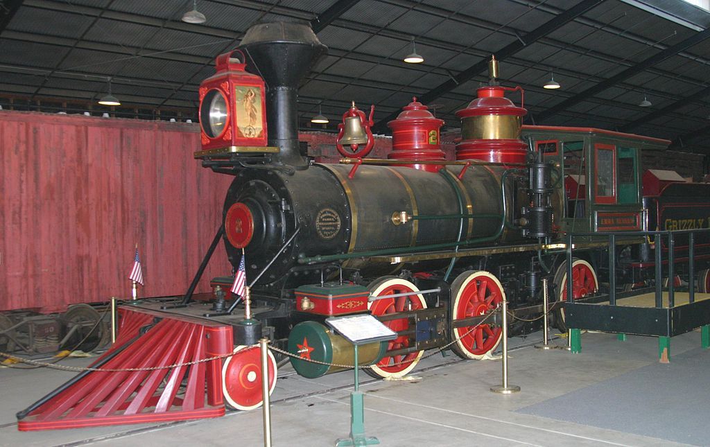 Steam train at Southern California Railway Museum